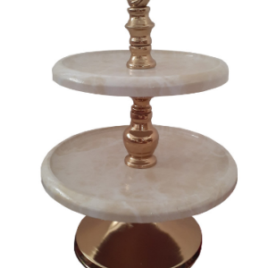 شیرینی خوری دو طبقه سفید