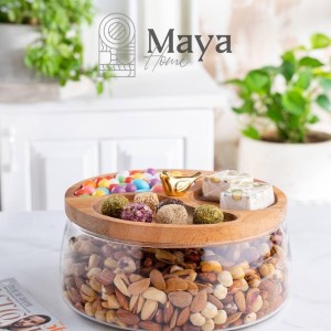 آجیل خوری شیشه ای MAYA