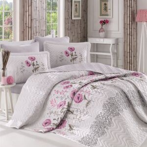 ست لحاف پنبه دوزی دونفره  3تکه مدل  vera  v2