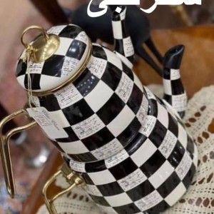 کتری قوری لعابی طرح جدید