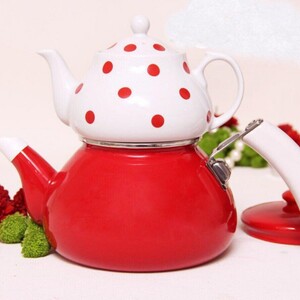 قوری کتری خالدار