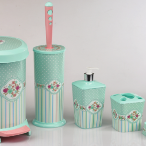 ست سرویس بهداشتی مدل بهار سفیدطوسی