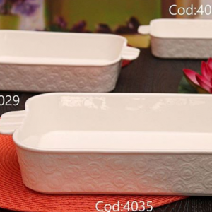 تابه سه تایی گل رز سفید