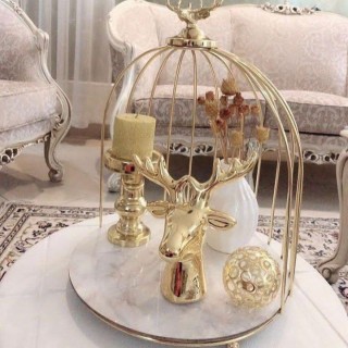 استند فلزی طرح قفس یک طبقه