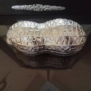 قندان آلومینیومی مدل بادام زمینی