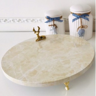 سینی سرو طرح سنگی مدل گوزن