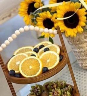 شیرینی خوری دوطبقه چوبی مهره دار