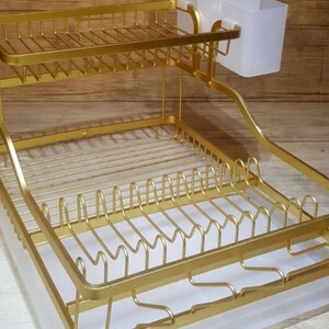 جاظرفی تمام آلومینیوم مدل نیلوفر رنگ طلایی