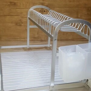 جاظرفی تمام آلومینیوم مدل نسترن رنگ نقره ای