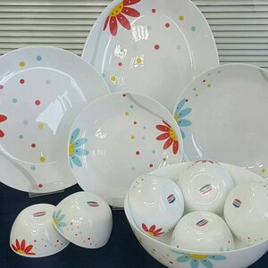 سرویس غذاخوری 26 پارچه ماتیلدا قرمز(فرانسوا)