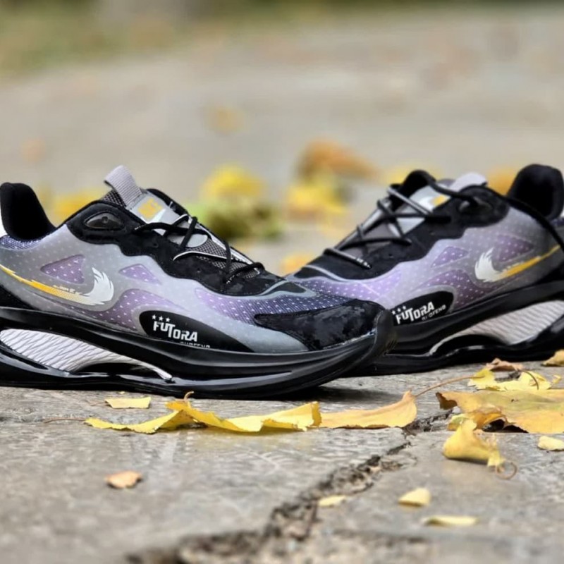 بمب تخفیف امروز کفش اسپرت  مردانه پسرانه مدل نایک زیره کپسولی رنگ مشکی طوسی یه کار جوان پسند و خوش پا  با ارسال رایگان