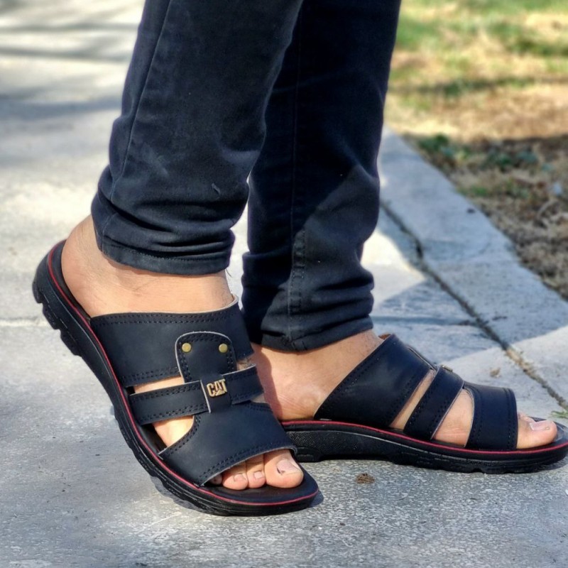 جدید ترین حراج دمپایی و صندل مردانه و پسرانه مدل جدید رنگ مشکی مناسب استفاده روزمره با ارسال رایگان