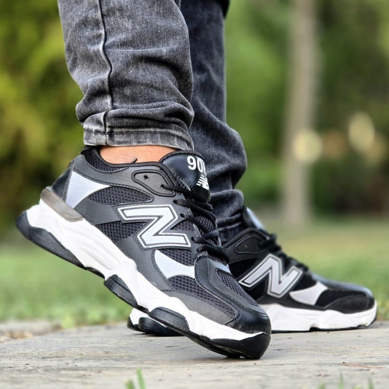 فروش واقعی کفش کتونی اسپرت مردانه و پسرانه مدل نیوبالانس 9060  باکیفیت بالا رنگ مشکی سفید با ارسال رایگان
