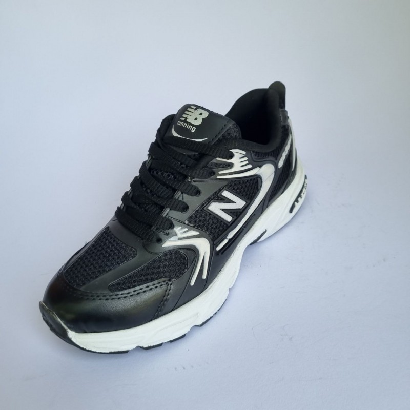 فروش عالی  کفش اسپرت زنانه دخترانه مدل نیوبالانس شیک و باکلاس رنگ مشکی سفید  باارسال رایگان