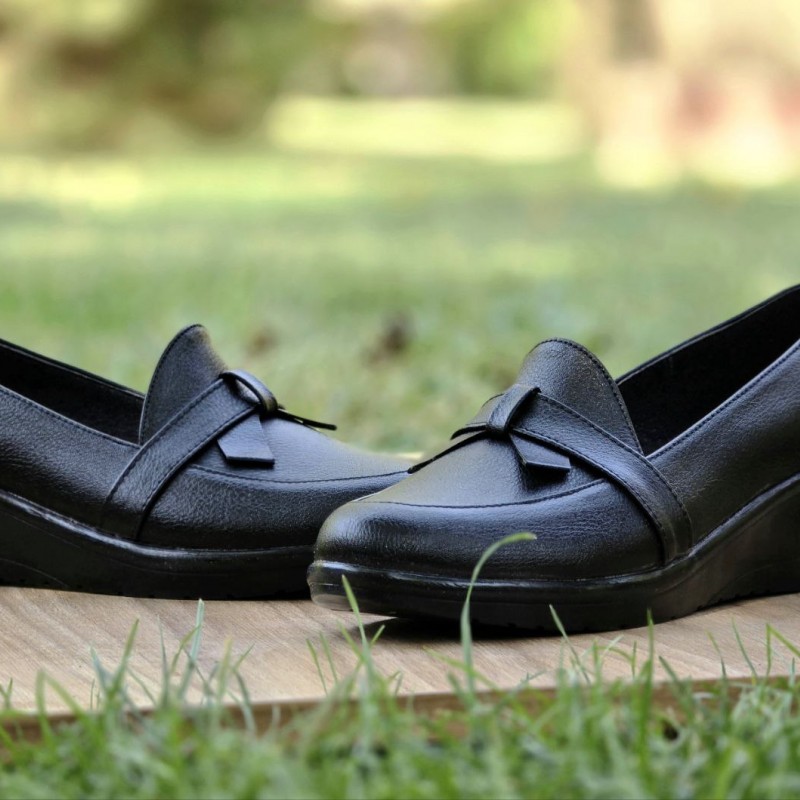 فروش ویژه و عالی کفش اداری  مجلسی زنانه  بزرگپا جذاب  و سبک رنگ مشکی باارسال رایگان