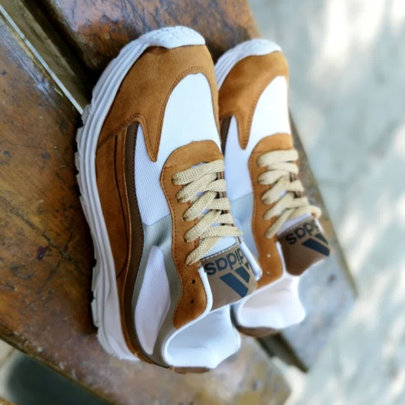 فروش ویژه کفش اسپرت بزرگپا مردانه مدل آدیداس   به رنگ خردلی  بزرگ پا شیک وزیبا     رنگشم خاصه  باارسال رایگان کد3542