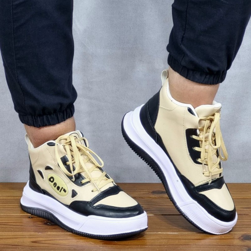 کفش کتونی اسپرت نیم بوت زنانه دخترانه مدلtm  فوق العاده شیک وجذاب ارسال رایگان