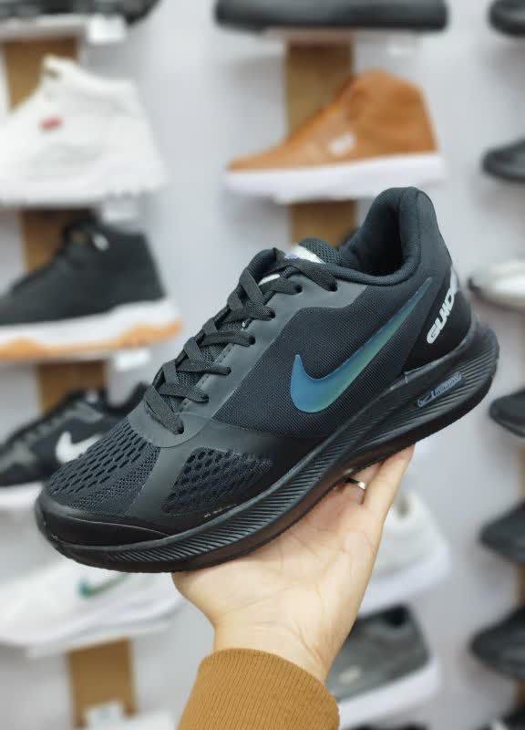 کفش مردانه پسرانه کتونی اسپرت مدل نایک اسپیسر مشکی تمام با پاخور فوق العاده شیک بااراسال رایگان