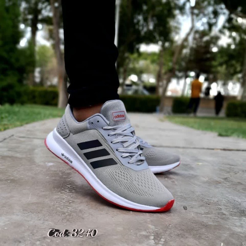 حراج ویژه کفش مردانه پسرانه مدل اسپیسر تو دل برو و راحت طوسی هولوگرامی با ارسال رایگان