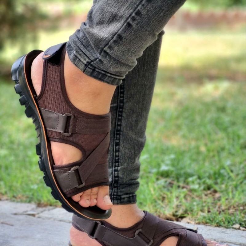 حراج تابستانه صندل چسبی طبی مردانه و پسرانه زیره پیو تزریق مستقیم با ارسال رایگان