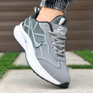 حراج عاااالی کفش کتونی اسپرت پسرانه و مردانه مدل نایک نرم و سبک رنگ طوسی مشکی با ارسال رایگان