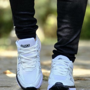 فروش جدید کفش اسپرت مردانه و پسرانه مدل اسیکس یه مدل بسیار شیک و جذاب رنگ سفید سبز  با ارسال رایگان