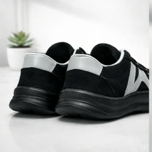 حراجیییی کفش اسپرت  مردانه پسرانه مدل ودبلیو w بادوام زیره پیو تزریق مستقیم رنگ مشکی  باارسال رایگان