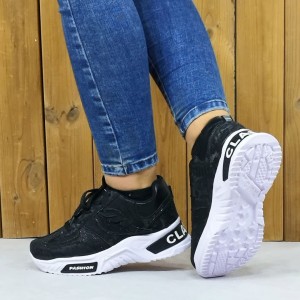 دنبال یه کتونی اسپرت   جذاب جیگررر خوشگل میگردی که راحت بتونی ست کنی  مشکی زیر سفید برگی ارسال رایگان 4551