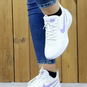 کتونی باشگاهی کفش اسپرت زنانه دخترانه نایک اسپیسر  فوق العاده راحت و سبک  از رنگش هرچی بگم کم گفتم یاسی خوجل ارسال رایگان کد4565