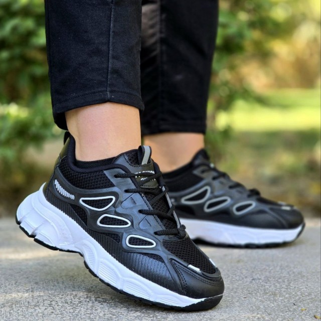 تخفیف ویژه کفش کتونی دخترانه و زنانه مدل اشکی رنگ مشکی سفید  زیره پیو جدید و خوش پا  با ارسال رایگان