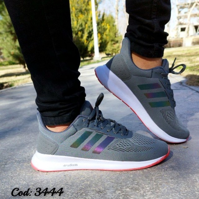 فروش ویژه کفش کتونی مردانه و پسرانه مدل ادیداس اسپیسر  رنگ طوسی  زیره قرمز بی نهایت با کیفیت و راحت  با ارسال رایگان