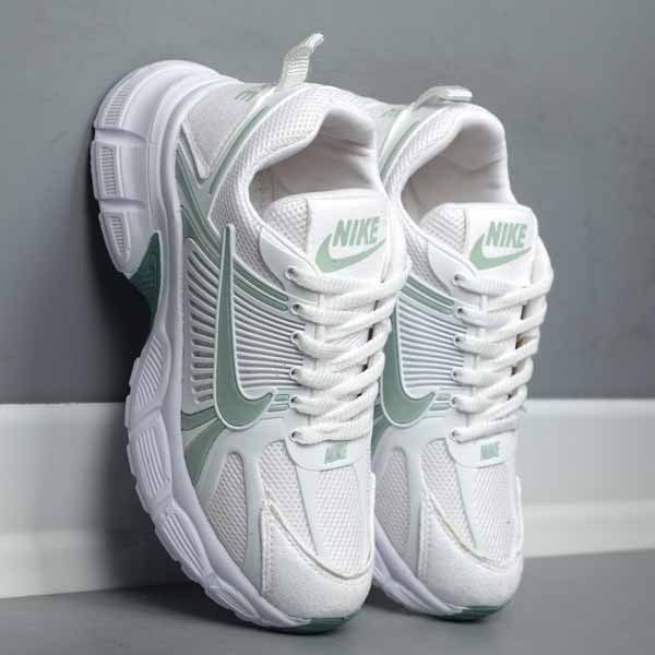 فروش فوق العاده کفش کتونی  دخترانه و زنانه مدل نایک رنگ سفید سبز یه کار جدید وخاص با ارسال رایگان