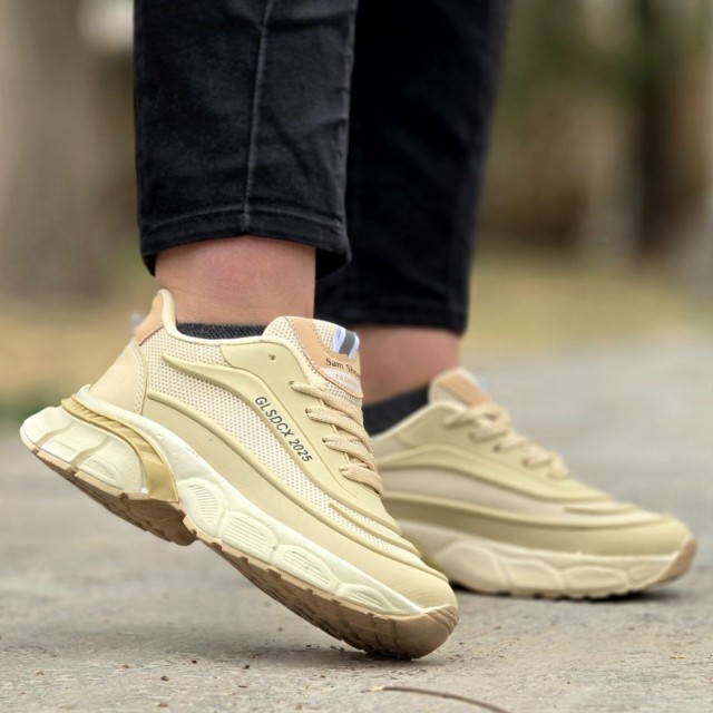 حراج شگفت انگیز کفش زنانه دخترانه  مدل فشیون پروانه‌ای ظریف و ناز رنگ کرم تمام باارسال رایگان