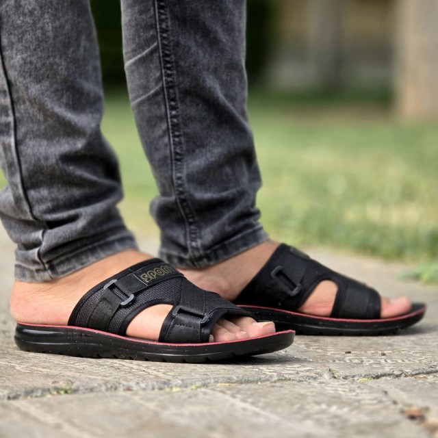 حراجیییی دمپایی صندل  مردانه پسرانه زیره پیو  رنگ مشکی راحت با ارسال رایگان