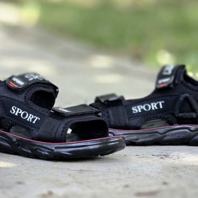 تخفیف فوق العاده  صندل چسبی طبی بچگانه پسرانه جدید و جذاب رنگ مشکی با ارسال رایگان