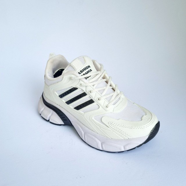 حراج کفش کتونی اسپرت زنانه دخترانه مدل ادیداس زیبا و عالی رنگ سفید مشکی  با ارسال رایگان