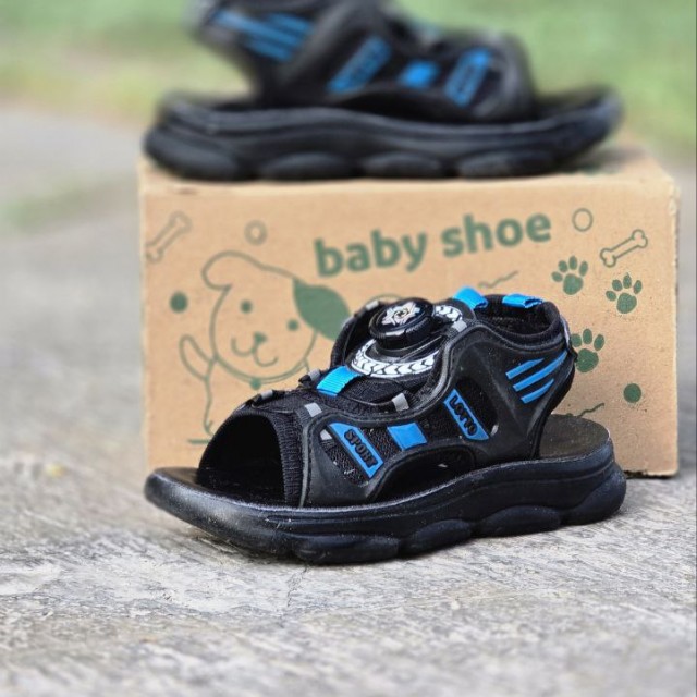 فروش جدید صندل پمپی بچگانه شیک و به روز رنگ مشکی آبی با ارسال رایگان