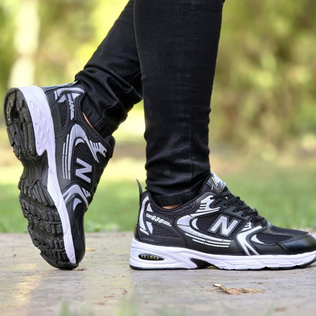 حراج بی نظیر  کفش کتونی اسپرت مردانه و زنانه مدل نیوبالانس 530 زیبا و خاص رنگ مشکی طوسی  با ارسال رایگان