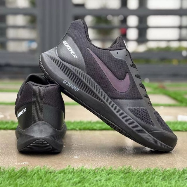 فروش باشکوه کفش کتونی اسپرت مردانه پسرانه مدل نایک اسپیسر بادوام و به روز رنگ مشکی تمام با ارسال رایگان