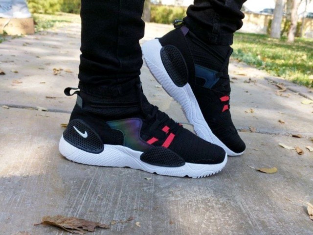 کفش نیم بوت مردانه اسپرت جورابی  جدید زیره پیو طبی مشکی