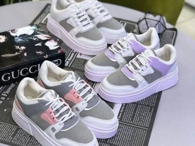 کفش ونس  کتونی اسپرت زنانه دخترانه زنانه مدل الدو سفید جدید شیککک