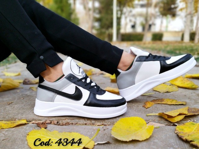 کفش اسپرت زنانه نایک جردن دخترانه سفید طوسی