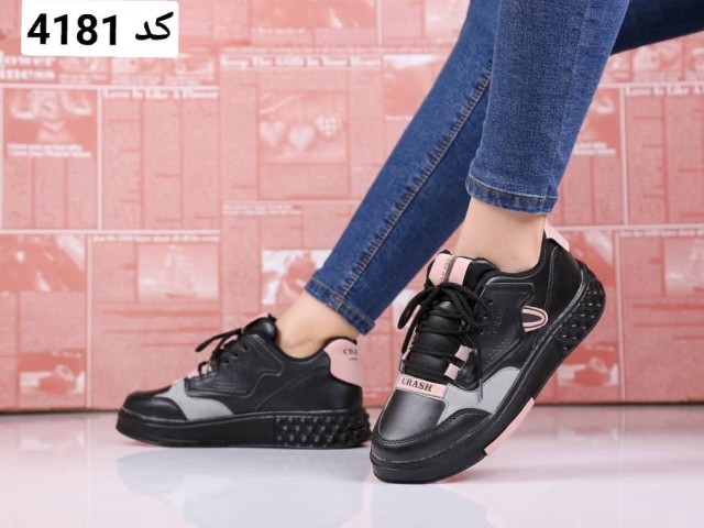 کفش کتونی اسپرت مدل کراش زنانه دخترانه مشکی