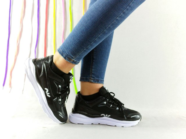 کفش کتونی اسپرت زنانه دخترانه مشکی