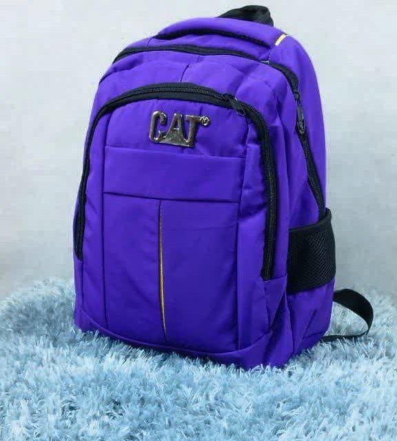 کوله مدارس دخترانه فوق‌العاده جذاب شیک  فوق العاده زیبا پشت طبی بنفش مشکی ارسال رایگان