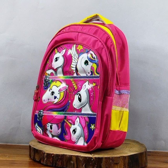 کوله مدارس دخترانه فوق‌العاده  جذاب یه مدل شیک  برا دخترای قشنگتون  مدل اسب تک شاخ ارسال رایگان