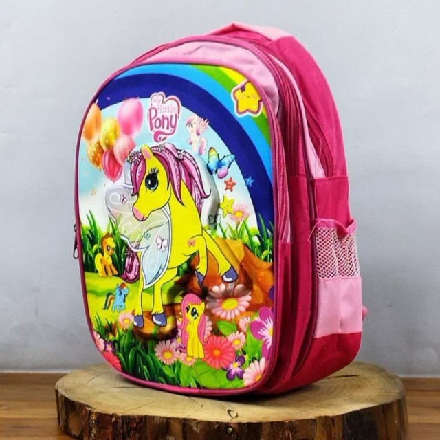 کوله مدارس دخترانه فوق‌العاده جذاب یه مدل شیک پونی کوچولو   ارسال رایگان