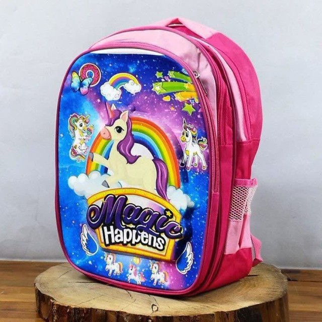 کوله مدارس دخترانه فوق‌العاده جذاب یه کارشیک مدل یونی کورن ارسال رایگان