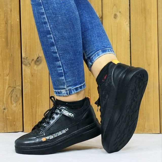 کفش اسپرت دخترانه مدل   زیبا و شیک رنگ مشکی با ارسال رایگان کد4339