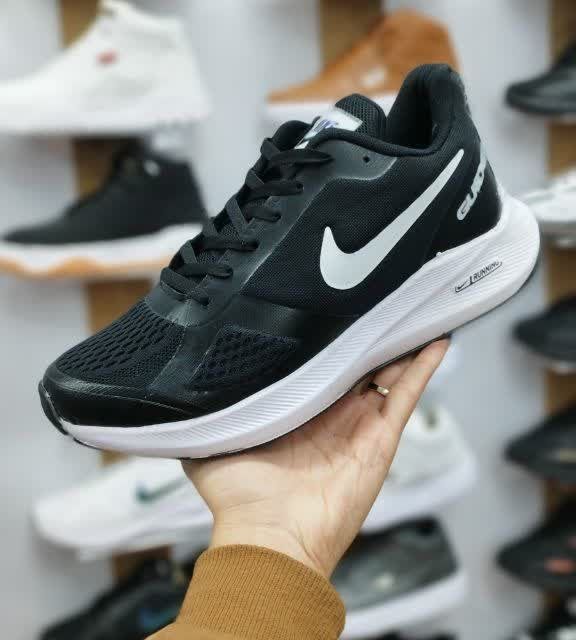 جدید ترین کفش کتونی اسپرت مردانه پسرانه مدل جدید نایک اسپیسر مشکی زیره سفید نایک سفید  با ارسال رایگان 3602